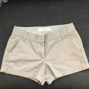J Crew khaki chino shorts sz 4